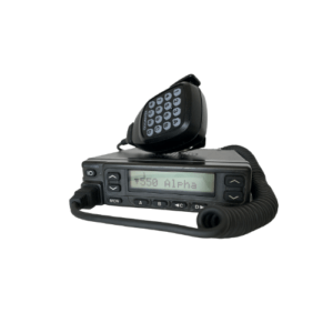 image of Kenwood TK-880 radio with touchtonne microphone