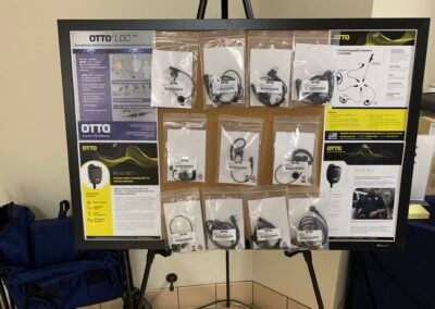 Display of OTTO Headsets sold by Radios Across America
