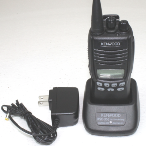 image of Kenwood TK-3312K radio with charger
