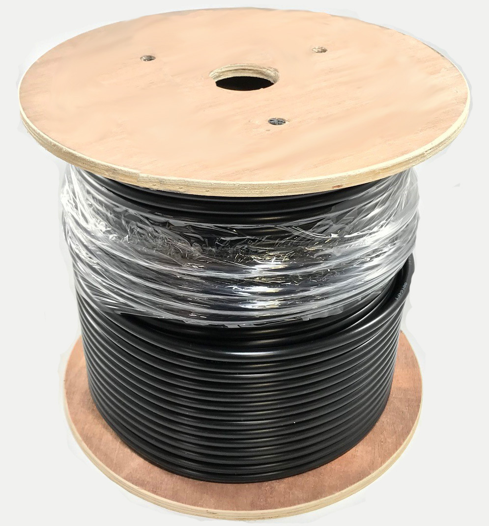 Bulk reel of CNT400 coaxial cable